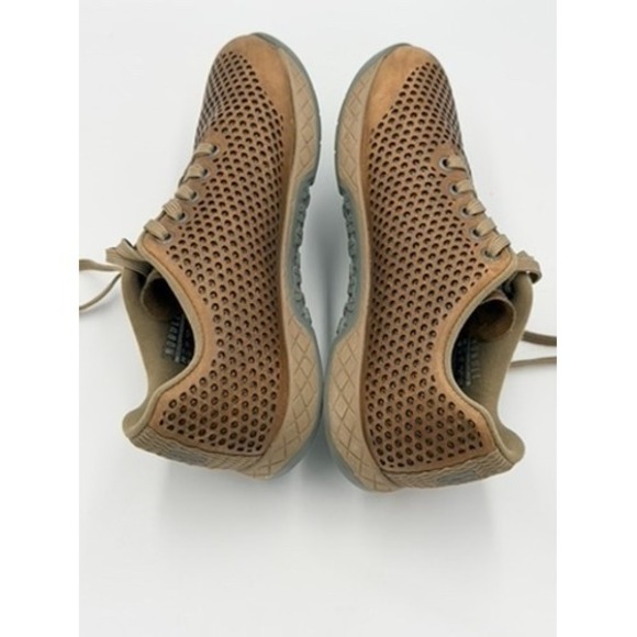 NOBULL Perforated Leather Training Shoes Mens 6.5 Womens 8 Sand Tan Low Top main image 7